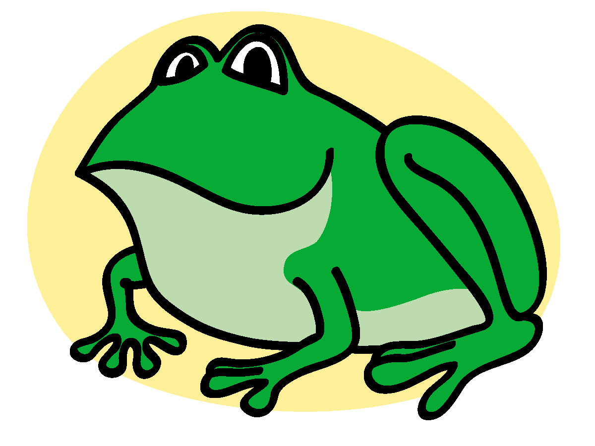 Frog clip art animation