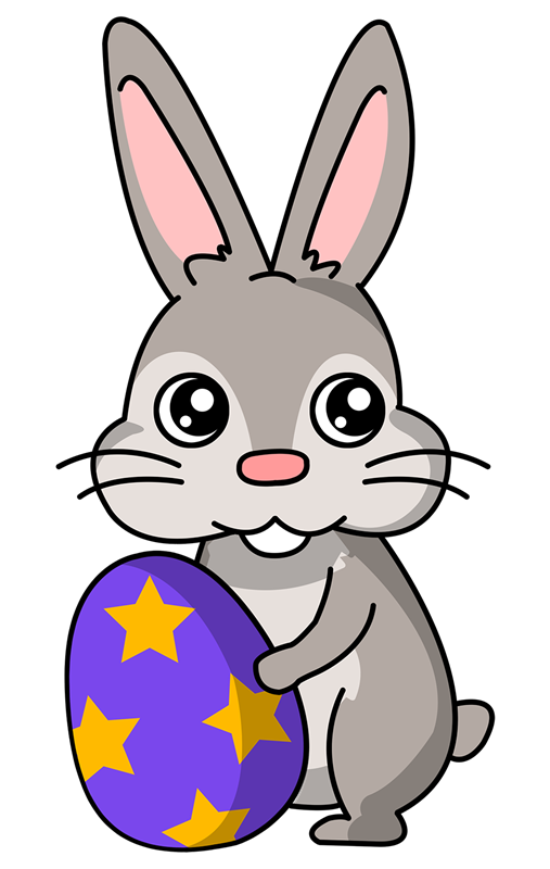 Funny Easter Cartoon Clipart