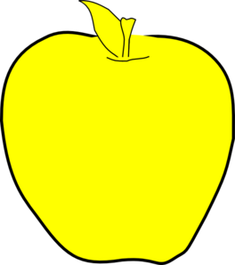 Yellow Apple Clip Art - ClipArt Best
