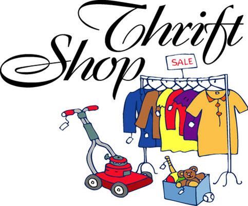 Thrift Store Donations Clipart