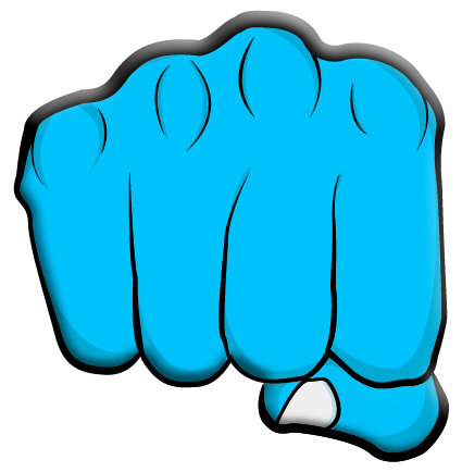 Bro Fist Logo Detailed