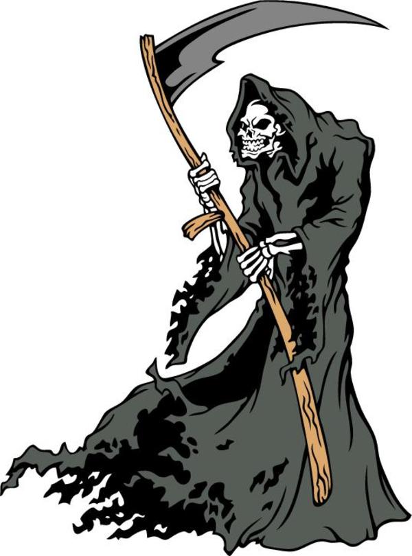 Grim Reaper Clip Art - Tumundografico