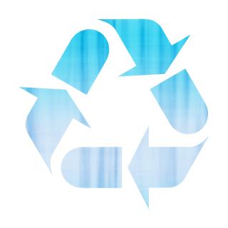 Blue Recycling Sign - ClipArt Best