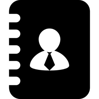 Address book, IOS 7 interface symbol Icons | Free Download