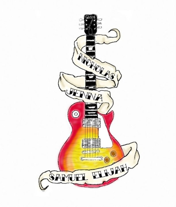 Guitar Tattoo Images & Designs