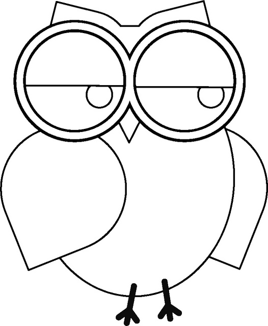 clip art owl with glasses - photo #28
