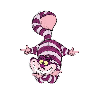Alice in Wonderland Cheshire Cat Smiling Disney T-Shirt | Official ...