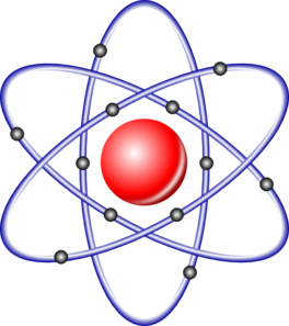 Atom Nucleus Electrons clip art - vector clip art online, royalty ...