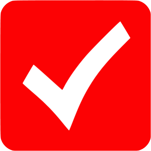 Red check mark 8 icon - Free red check mark icons