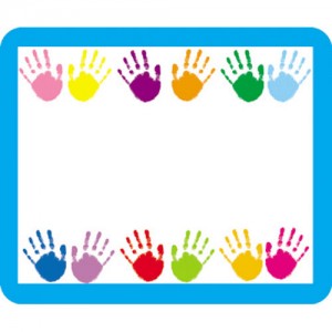 Handprint Name Tags - Teacher Store | Scholar's Choice