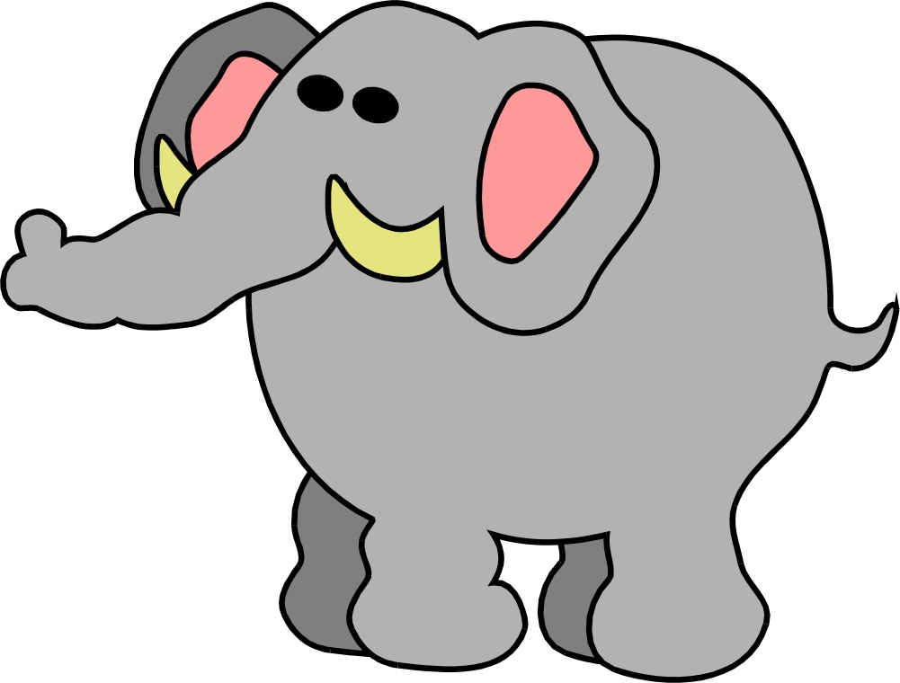 free clip art cartoon elephant - photo #45