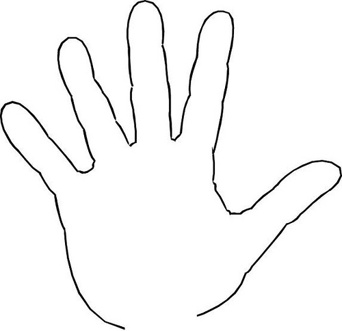 hand-outline-printable-clipart-best