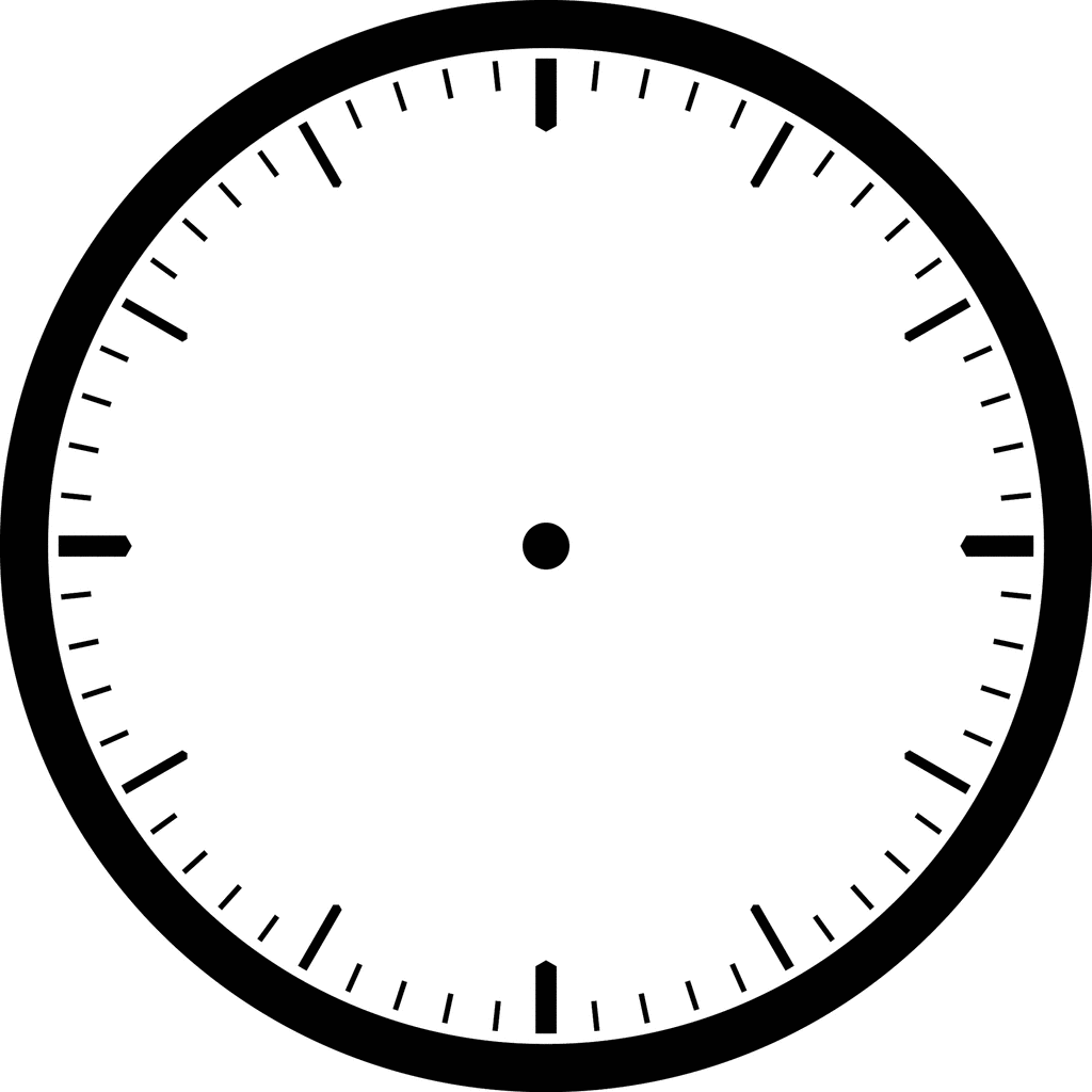 Printable Clock Face Without Hands ClipArt Best