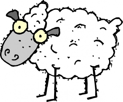 Download Cartoon Sheep clip art Vector Free