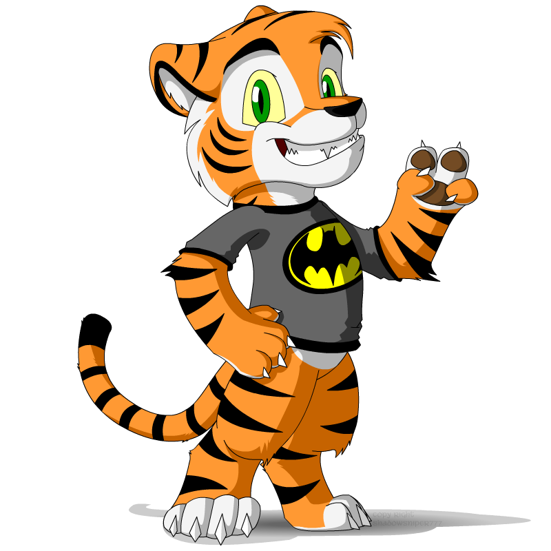 Cartoon Tiger- Game Character