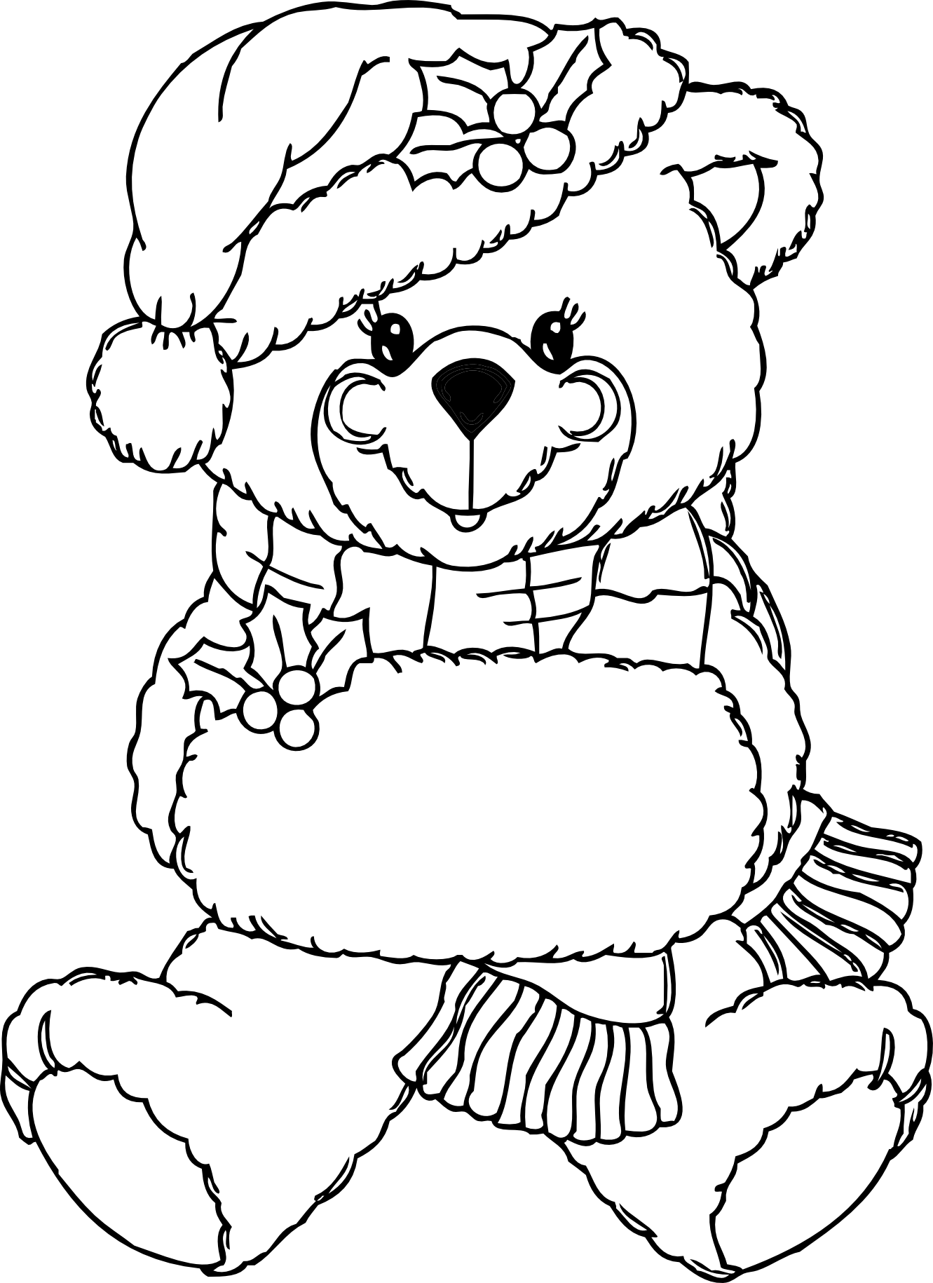 Christmas Clip Art Black White - ClipArt Best