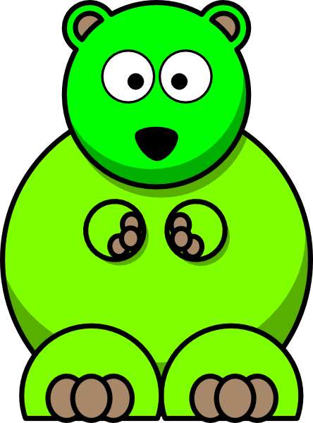 Green Gummy Bear Clipart