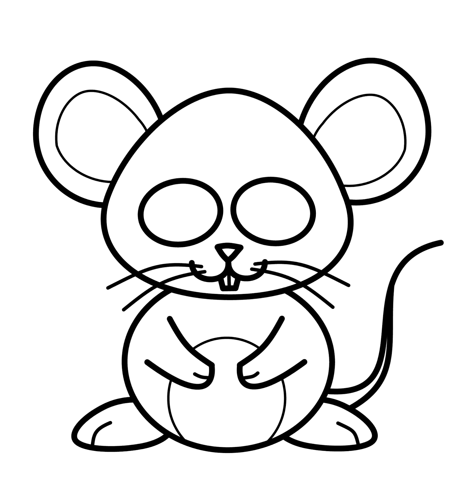How To Draw A Cartoon Mouse - ClipArt Best