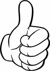Thumbs Up Graphic Free Clipart - Free to use Clip Art Resource