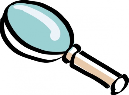 Clip art magnifying glass