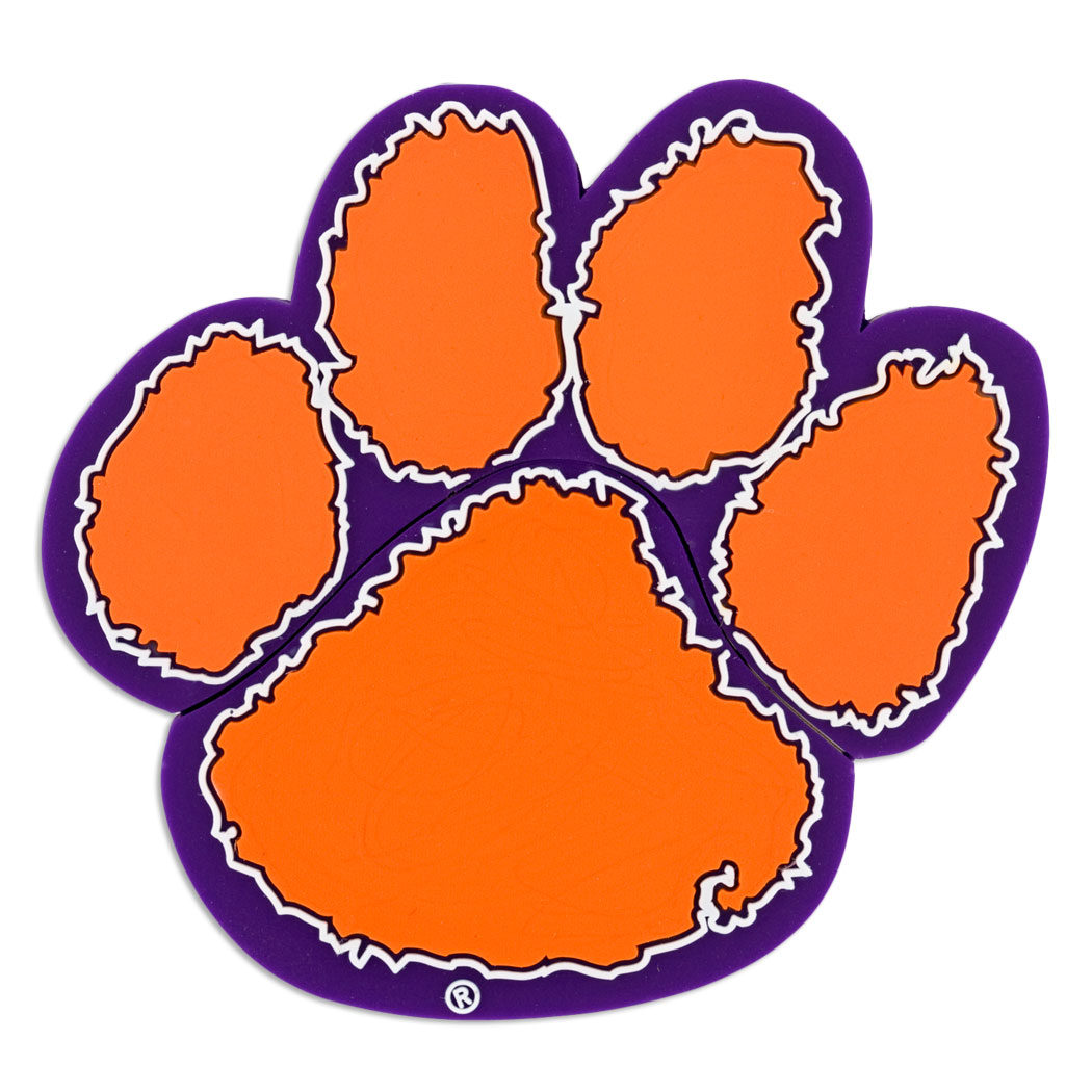 Clemson Tiger Paw Clip Art - ClipArt Best