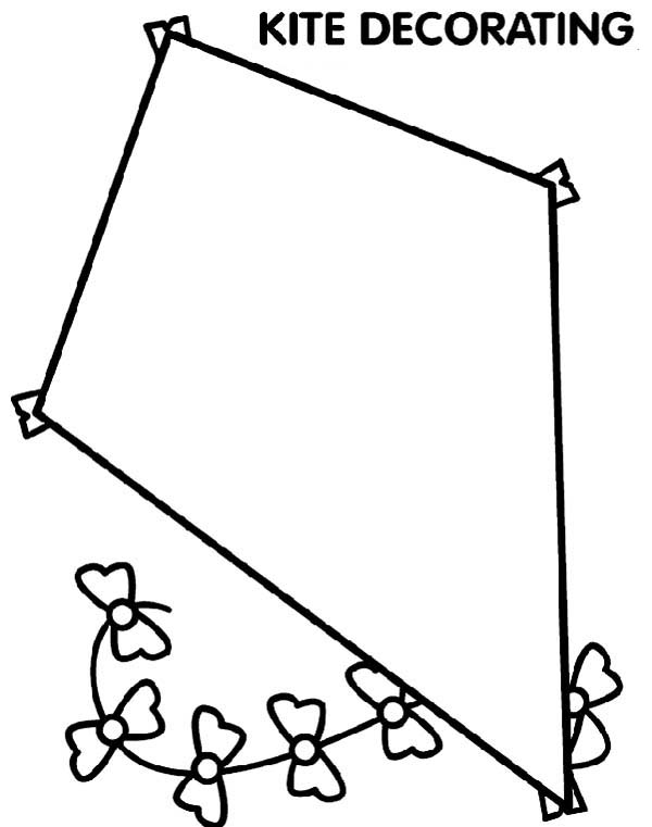 Kite Coloring Pages for Free Printable Kite Coloring Pages For ...
