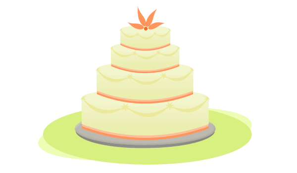 Wedding Cake Vector Art - Wedding Cakes Ideas