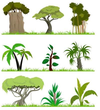 Forest Trees Cartoon