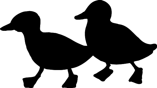Duck silhouette clipart clipart kid - dbclipart.com