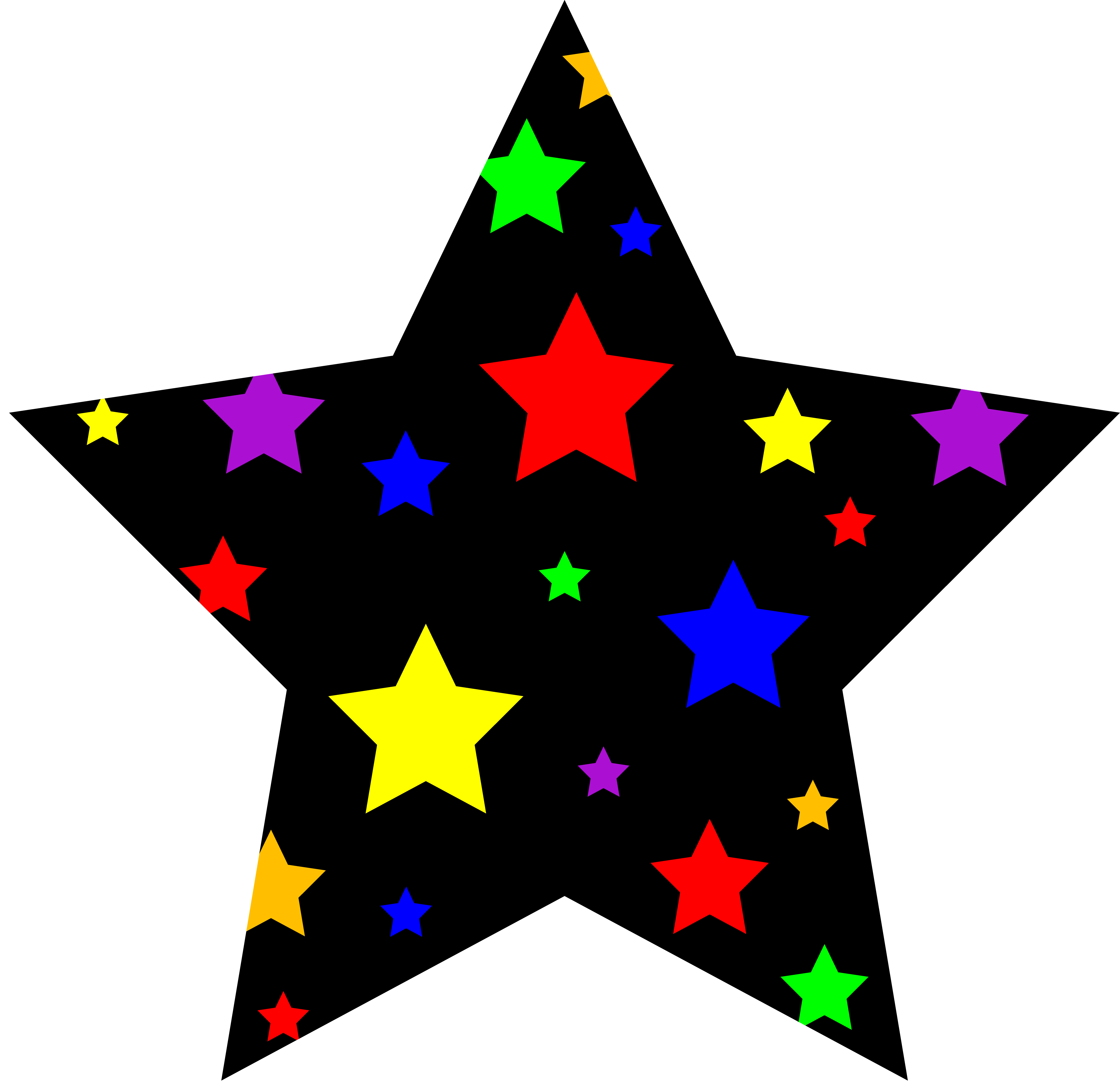 Pictures of stars clipart