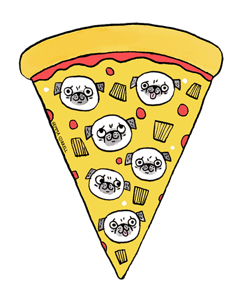Cartoon, Pizza and We