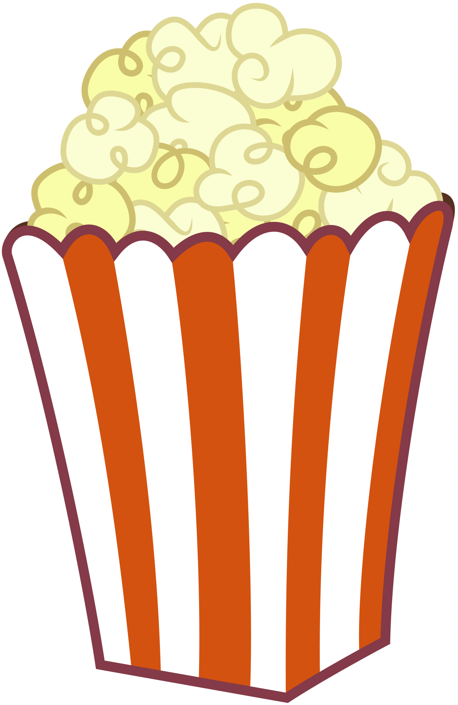 Popcorn clip art vector