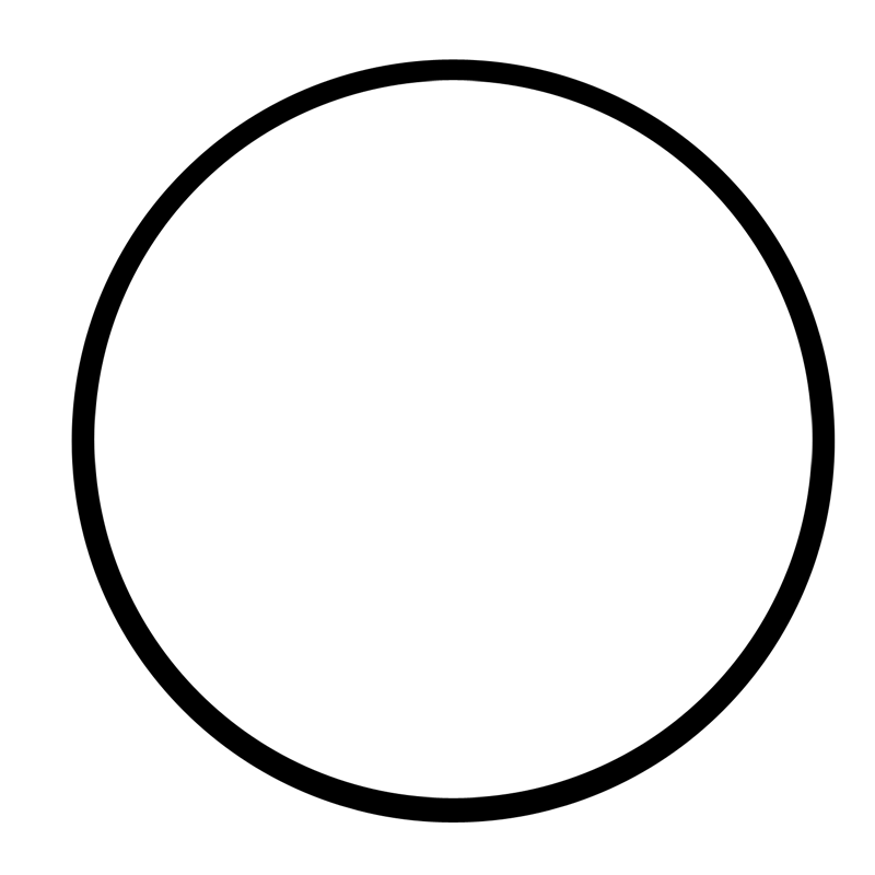 Black circle clipart