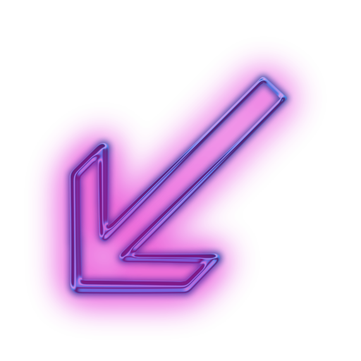 Glowing Purple Neon Icons Arrows Â» Icons Etc