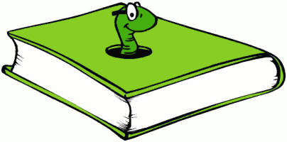Book Worm Clipart