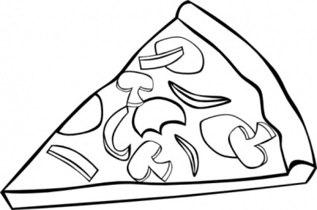 Triangle Pizza Clipart