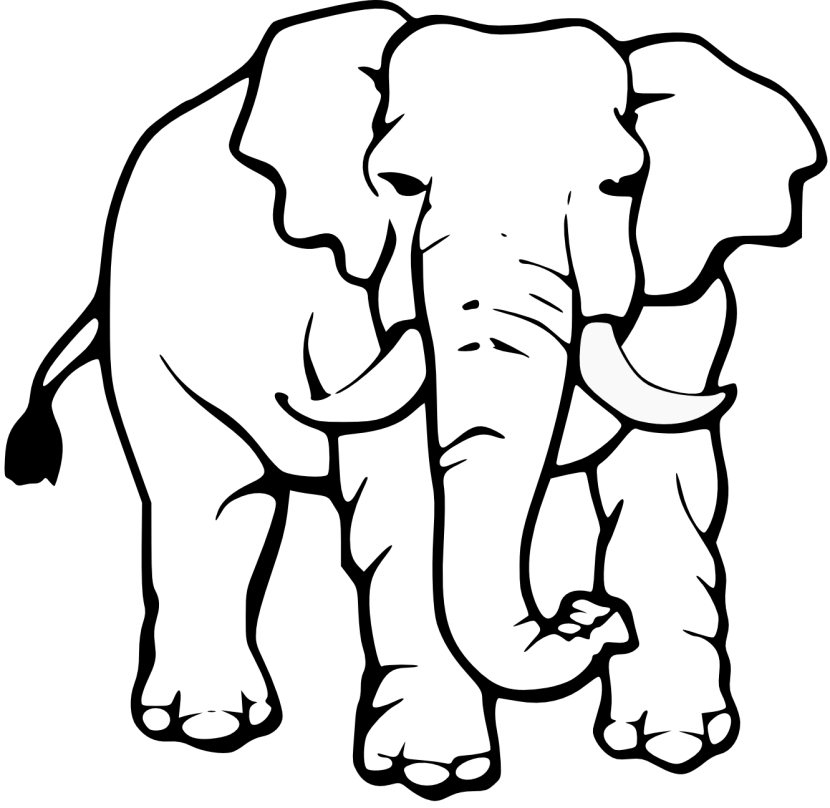 531 views Elephant Clipart Black and White - Clipartion.com
