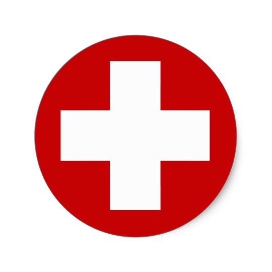 Red Cross Stickers | Zazzle