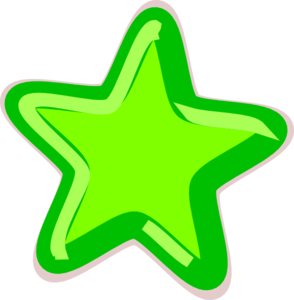 Green Star Clipart