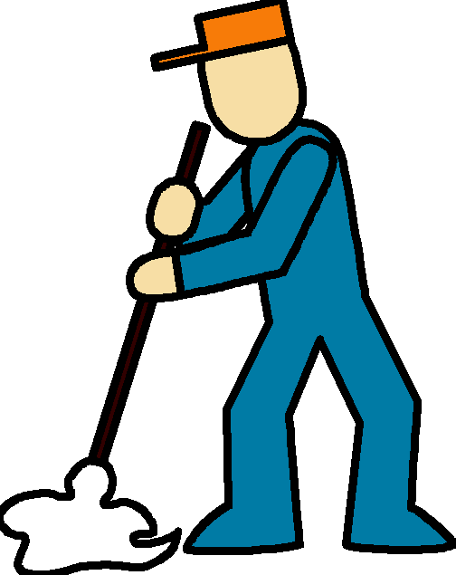 school janitor clipart - photo #1