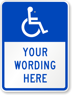 Handicap Parking Signs - Disability Parking Signs