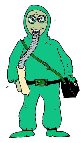 Gas mask By Barcarole | Politics Cartoon | TOONPOOL