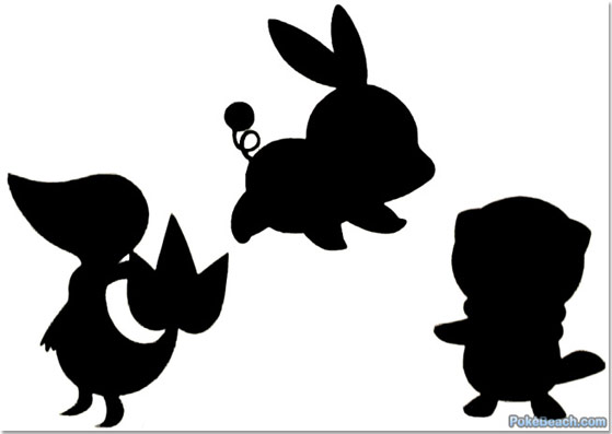 These Are Pokémon Black & White Starter Silhouettes - Siliconera