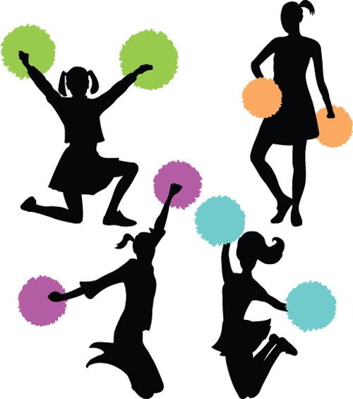 cheerleader clipart svg - photo #8