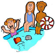 Free Clip Art Swimming Pool Party