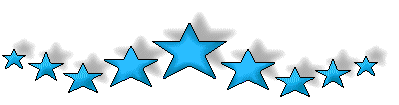 Star Clip Art 8 - Long Blue Star Linebars
