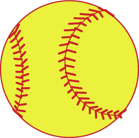 Softball Drawing