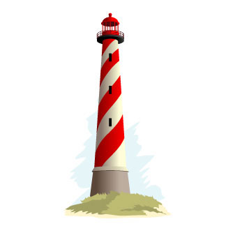 Lighthouse cartoon clipart