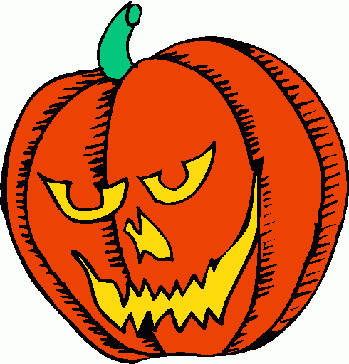 436 views Scary Pumpkin Clip Art