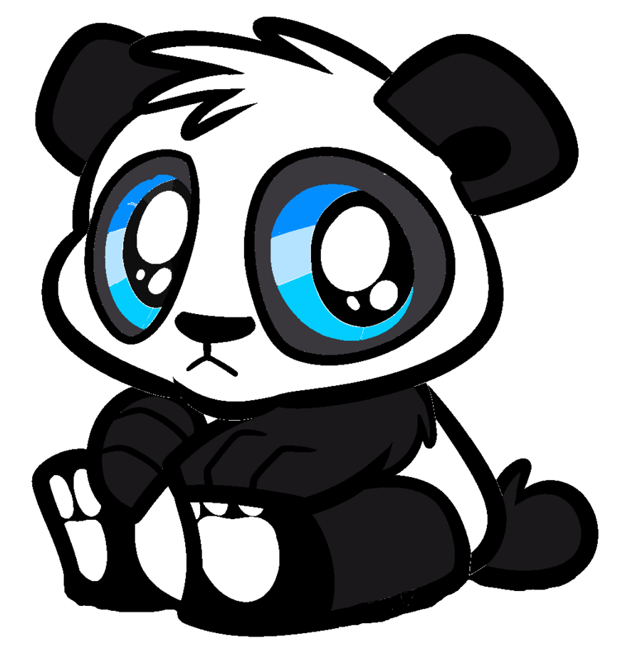 Cute Cartoon Panda Wallpaper